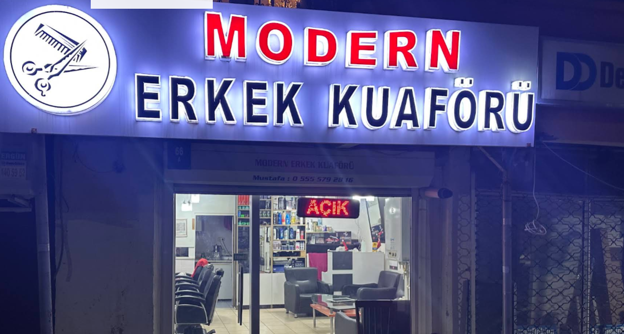 Modern Erkek Kuaförü işletmesi